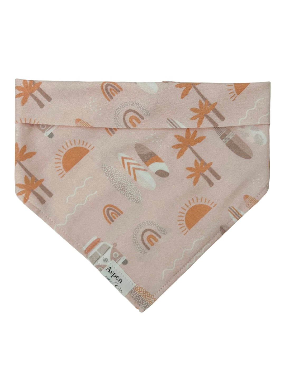 Boho Beach Dog Bandana (Pink)- Summer Collection