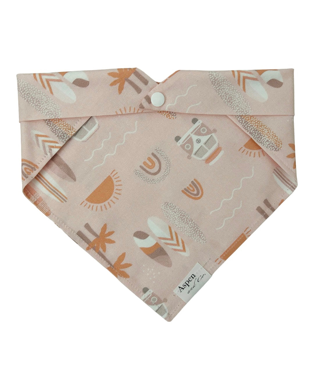 Boho Beach Dog Bandana (Pink)- Summer Collection
