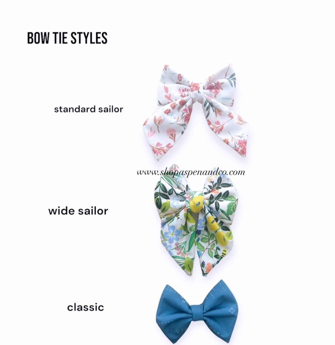 Fluffy Dog Collar Bow Tie - Honeysuckle (Flowers)