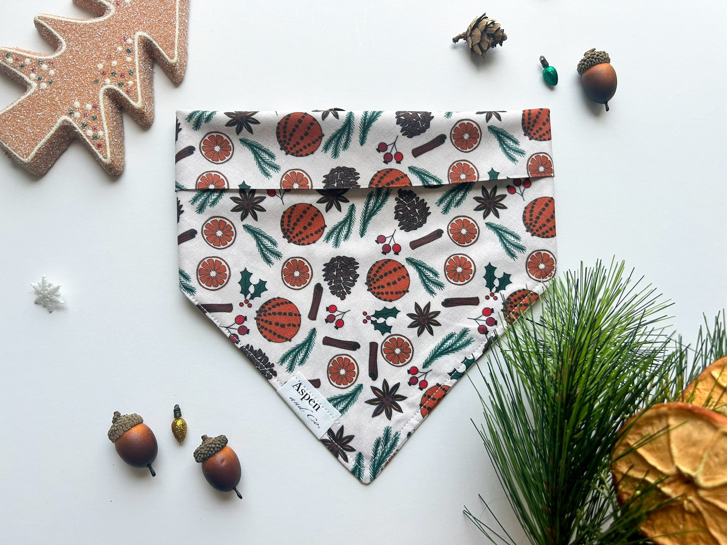 Christmas Carol -Holiday Dog Bandana