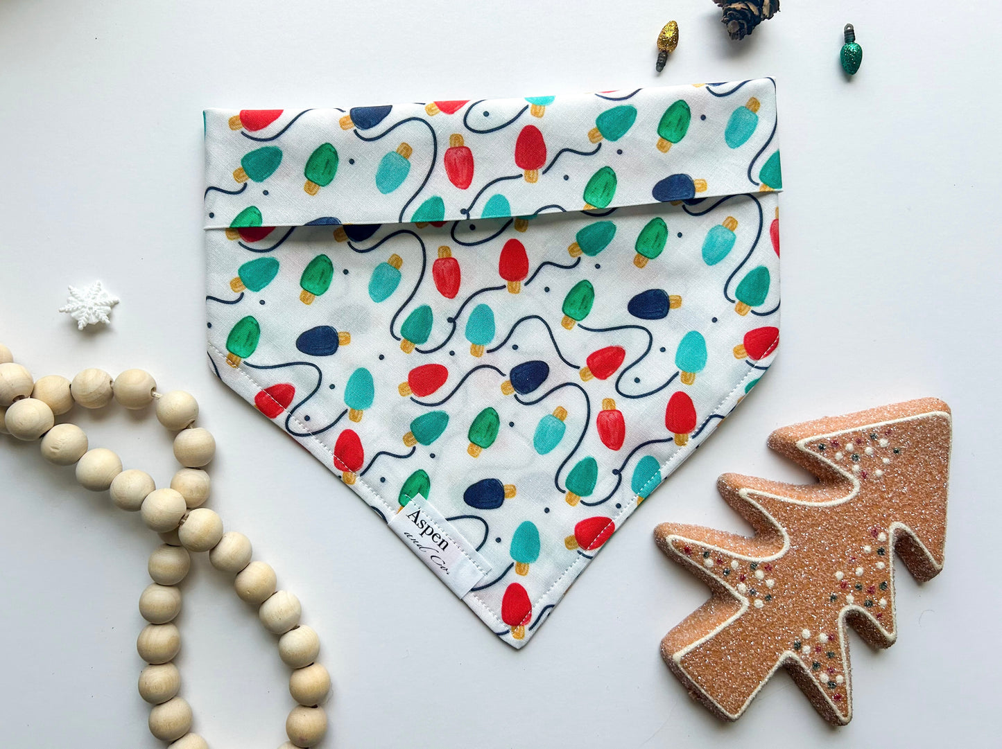 Christmas Lights - Holiday Dog Bandana