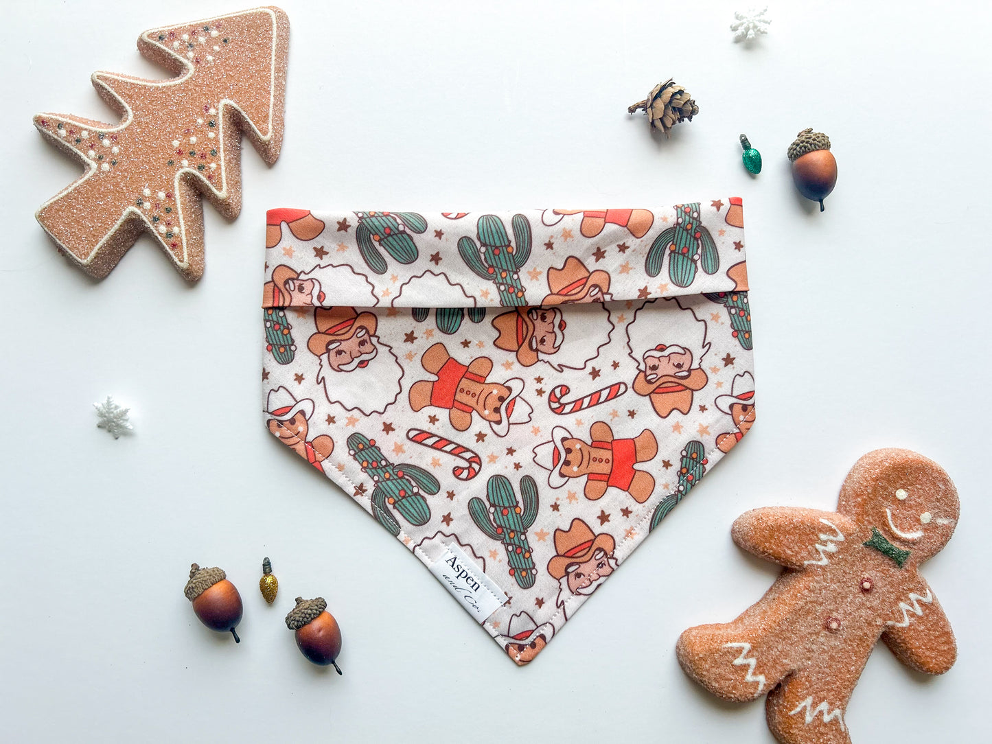 Cowboy Christmas - Holiday Dog Bandana
