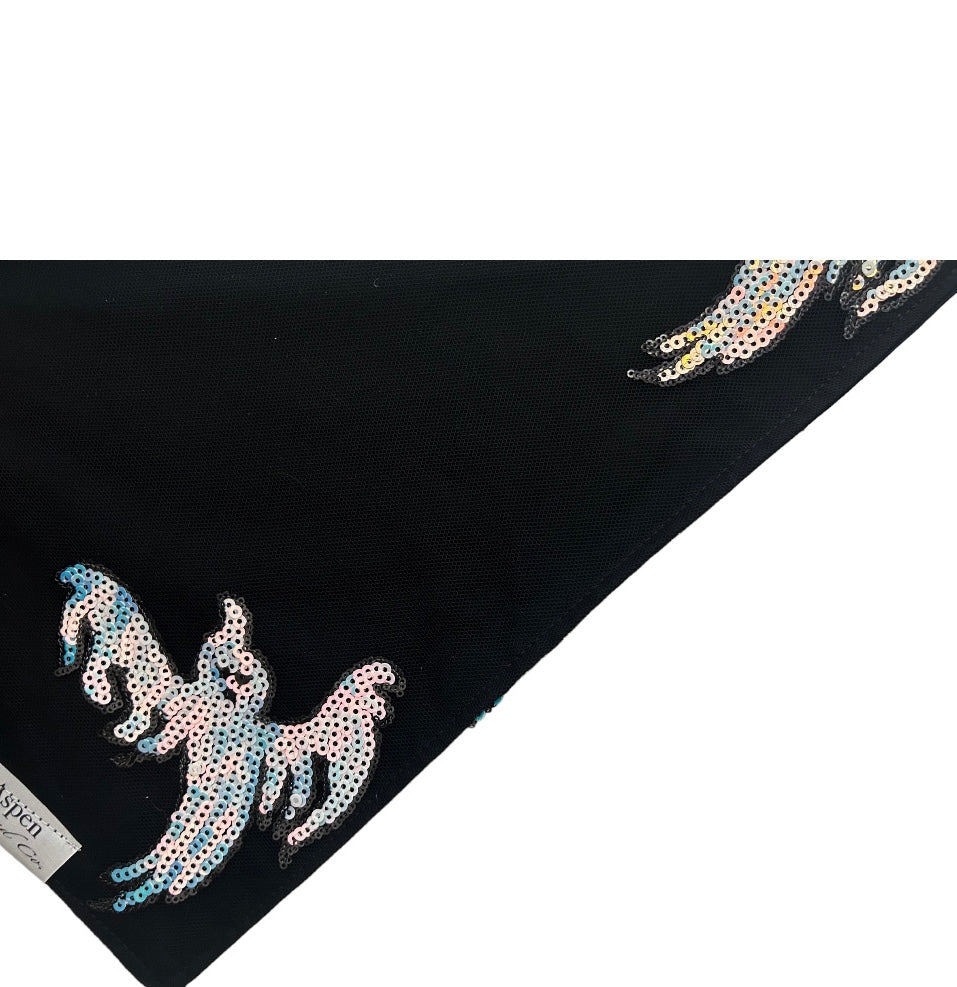 Embroidered Ghost - Halloween Dog Bandana