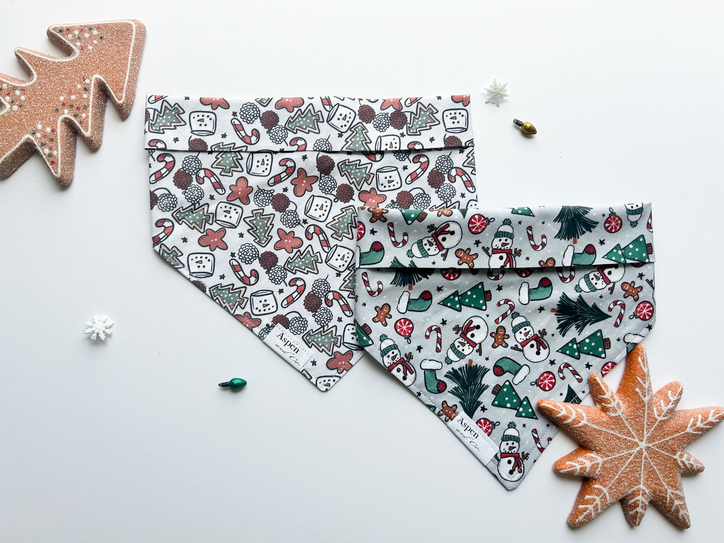 Santa Snacks - Holiday Dog Bandana