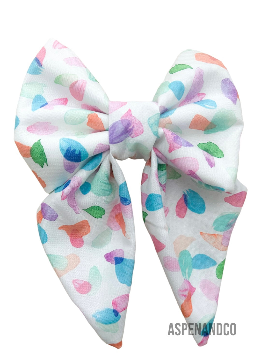Fluffy Dog Collar Bow Tie - Party