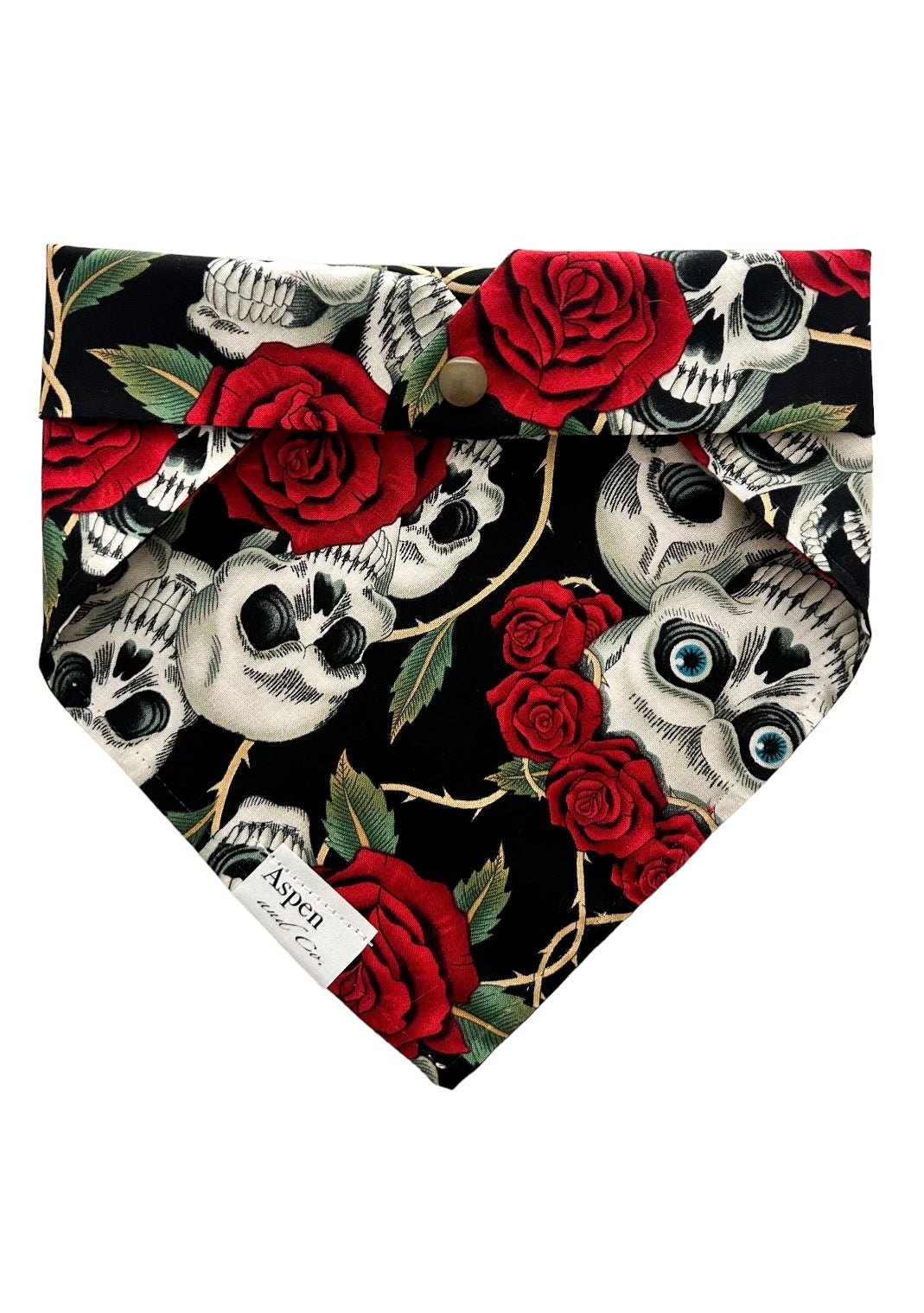 Rosas Muertas -Halloween Dog Bandana (Dead Roses)