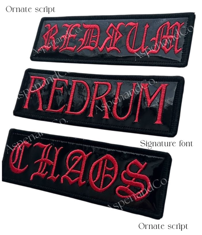 three embroidered tactical training dog patches for working dogs, bite work, protection dogs, reactive dogs