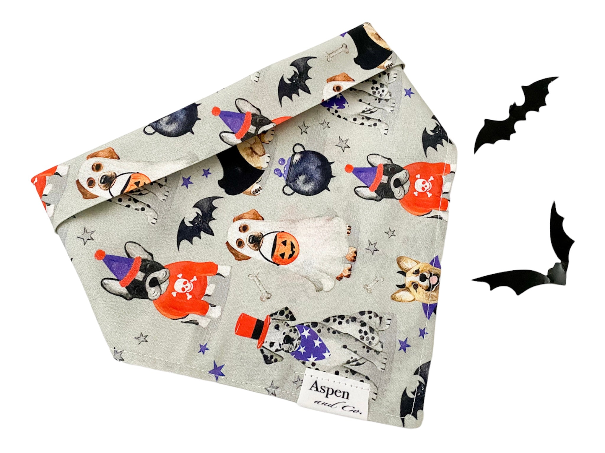 Hocus Pocus - Tie/Snap Halloween Dog Bandana – Aspen and Co.