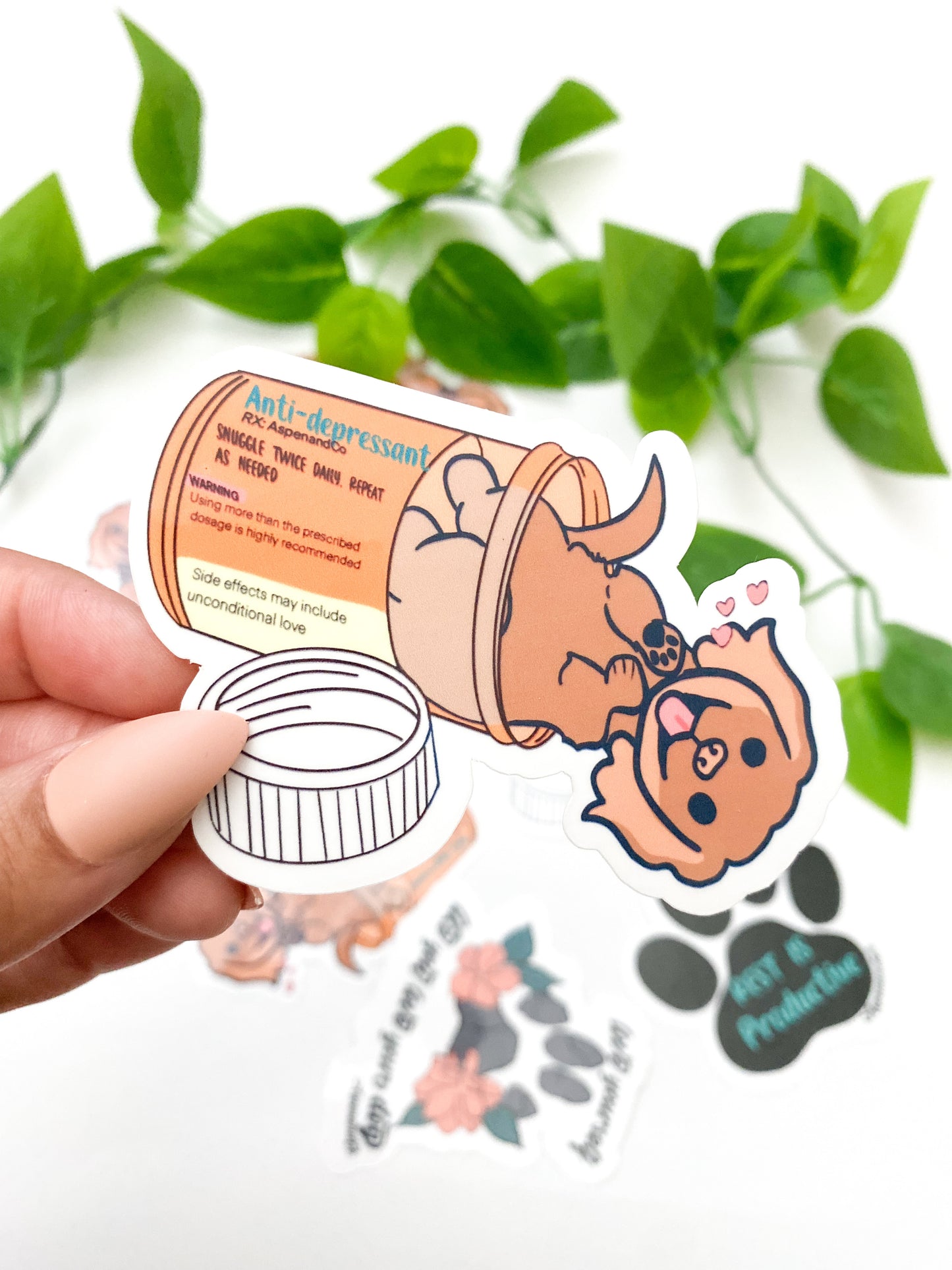 Mental Health Sticker - RX Anti-depressant