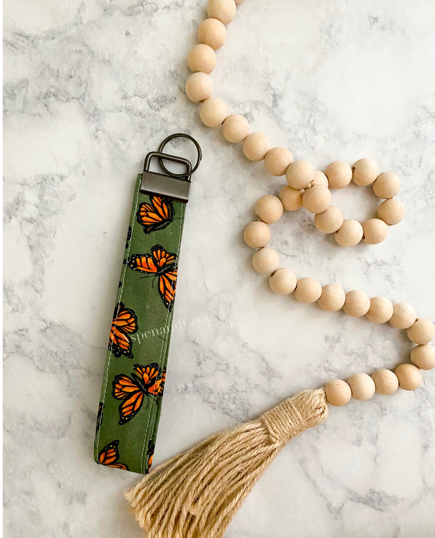 Key Fob Wristlet - Monarch (Fiona)