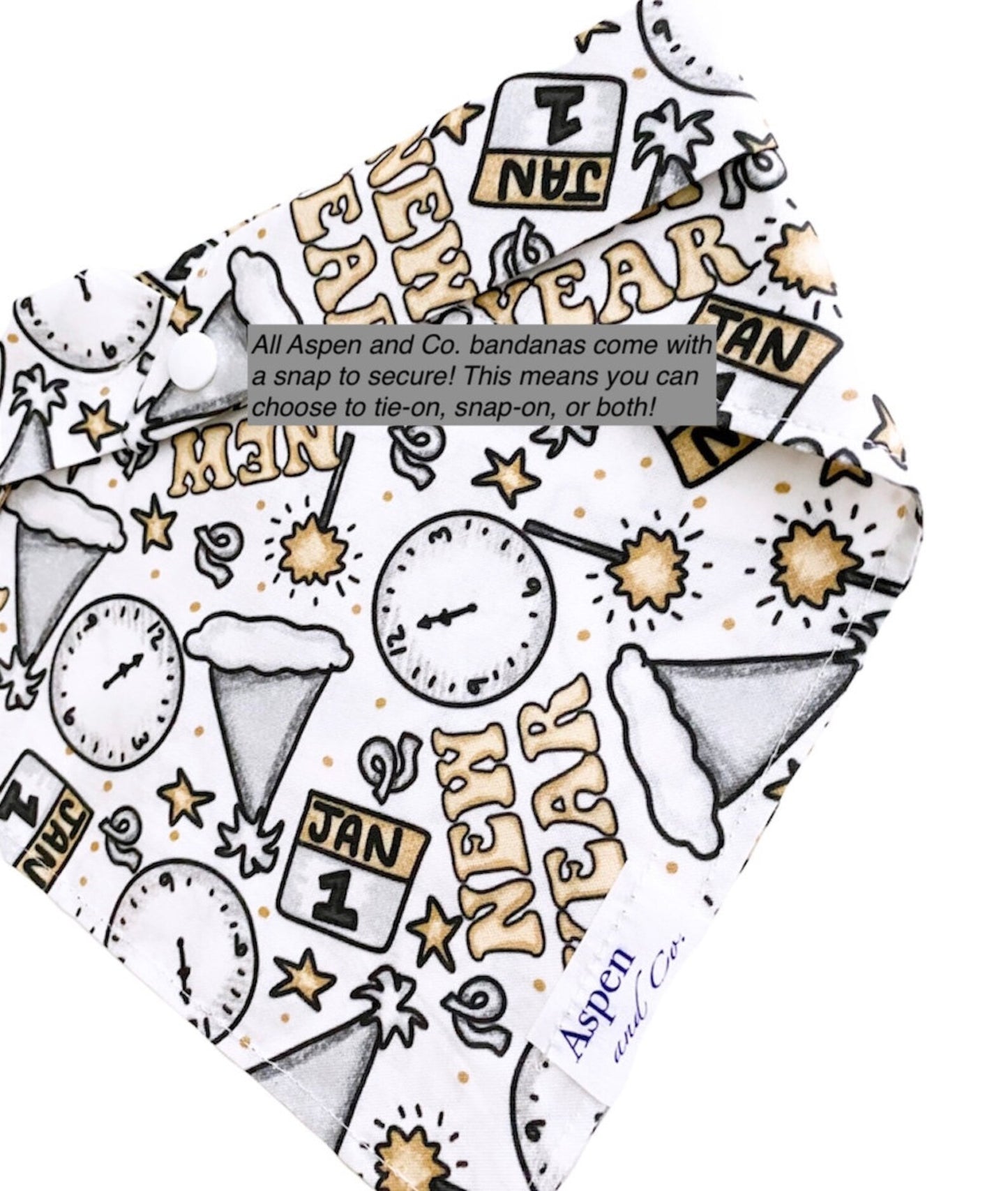 Dog Bandana - New Year