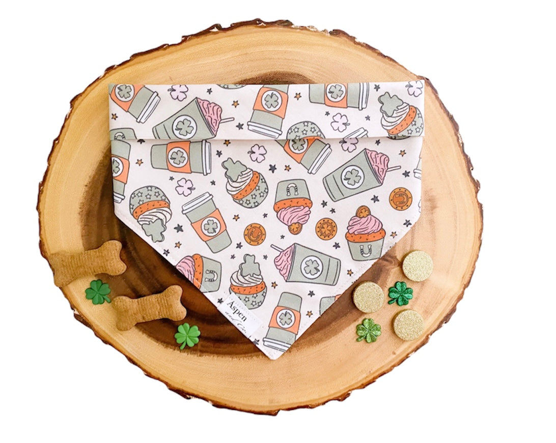 Shamrocked - St. Patrick's Day Dog Bandana