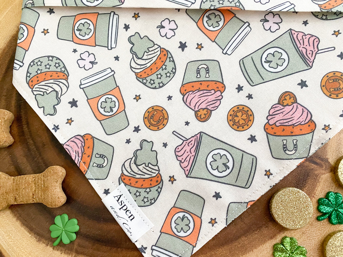 Shamrocked - St. Patrick's Day Dog Bandana