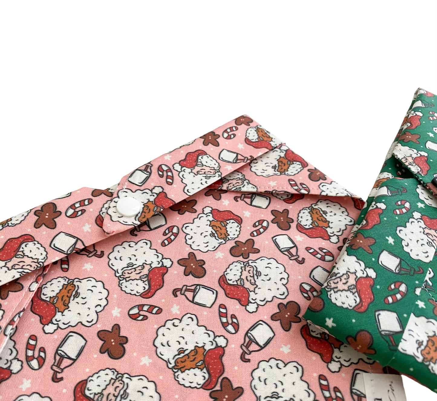 Saint Nick ( Green or Pink ) Holiday Dog Bandana