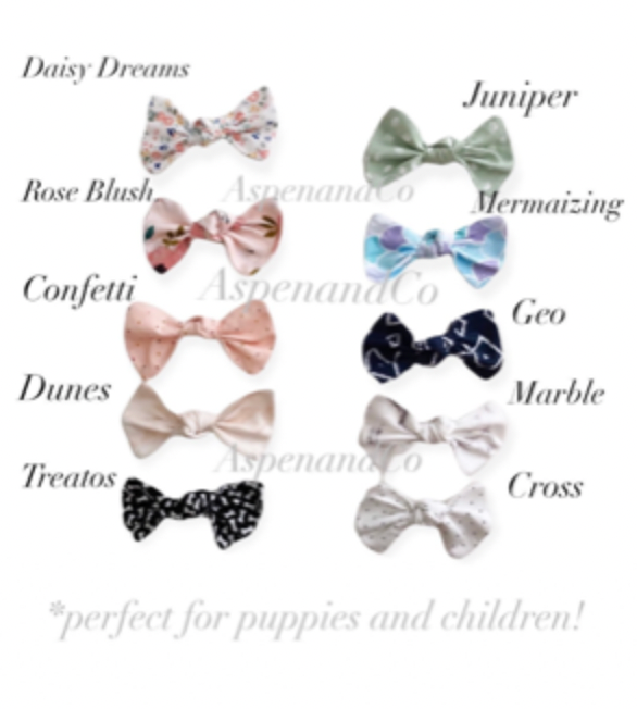 Harper Bows- Assorted Dog Bows