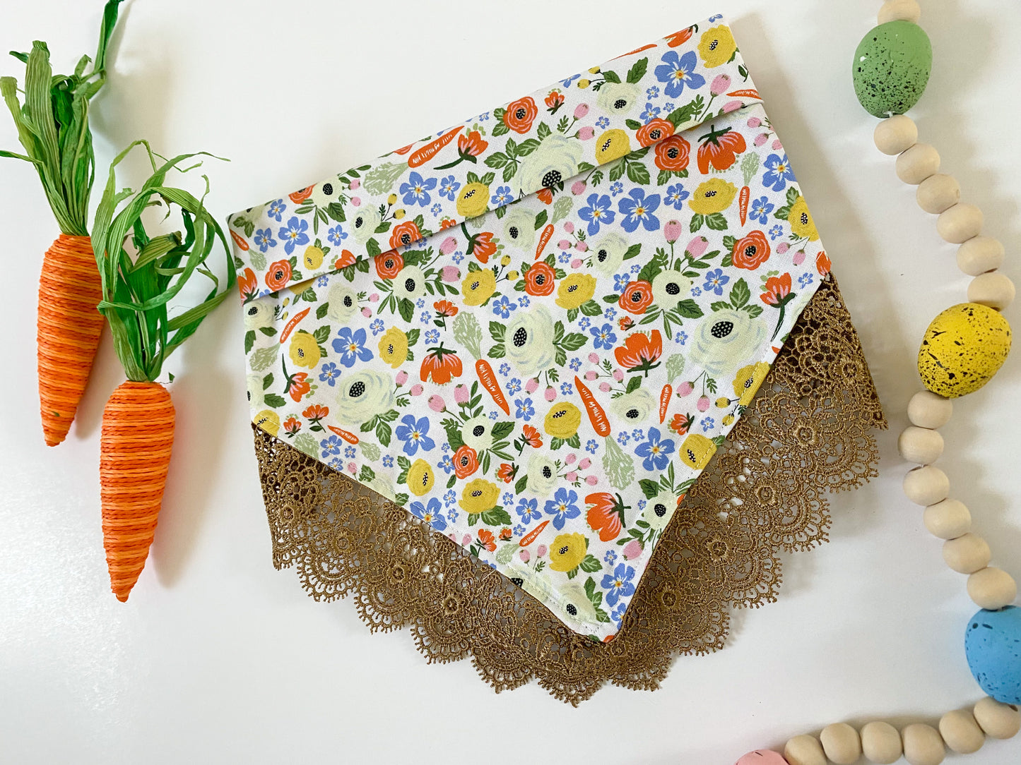 Spring Garden Dog Bandana - Spring Dog Bandana