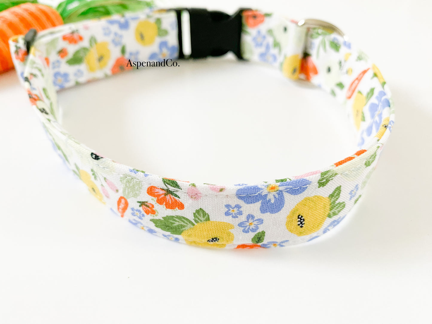 Spring Dog Collar- Spring Garden (Everyday Collar)