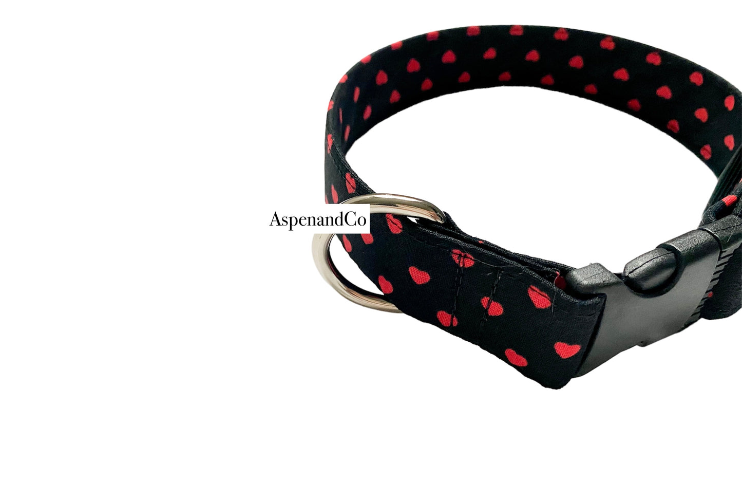 Dog Bandana- Sweetheart (black-with or without trim)