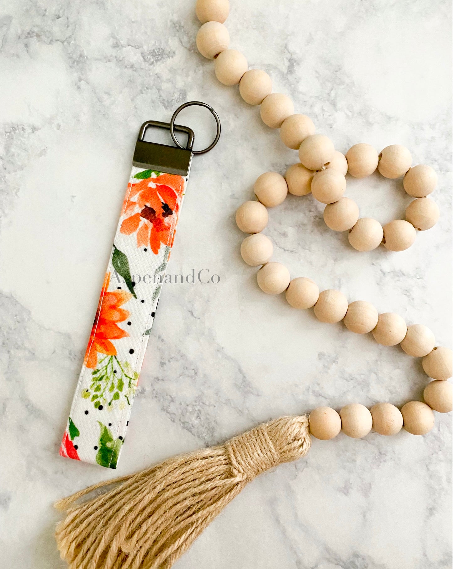 Key Fob Wristlet - Wildflowers