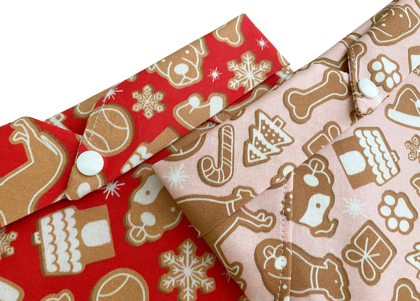 Gingerbread Cookies (you choose color) - Holiday Dog Bandana