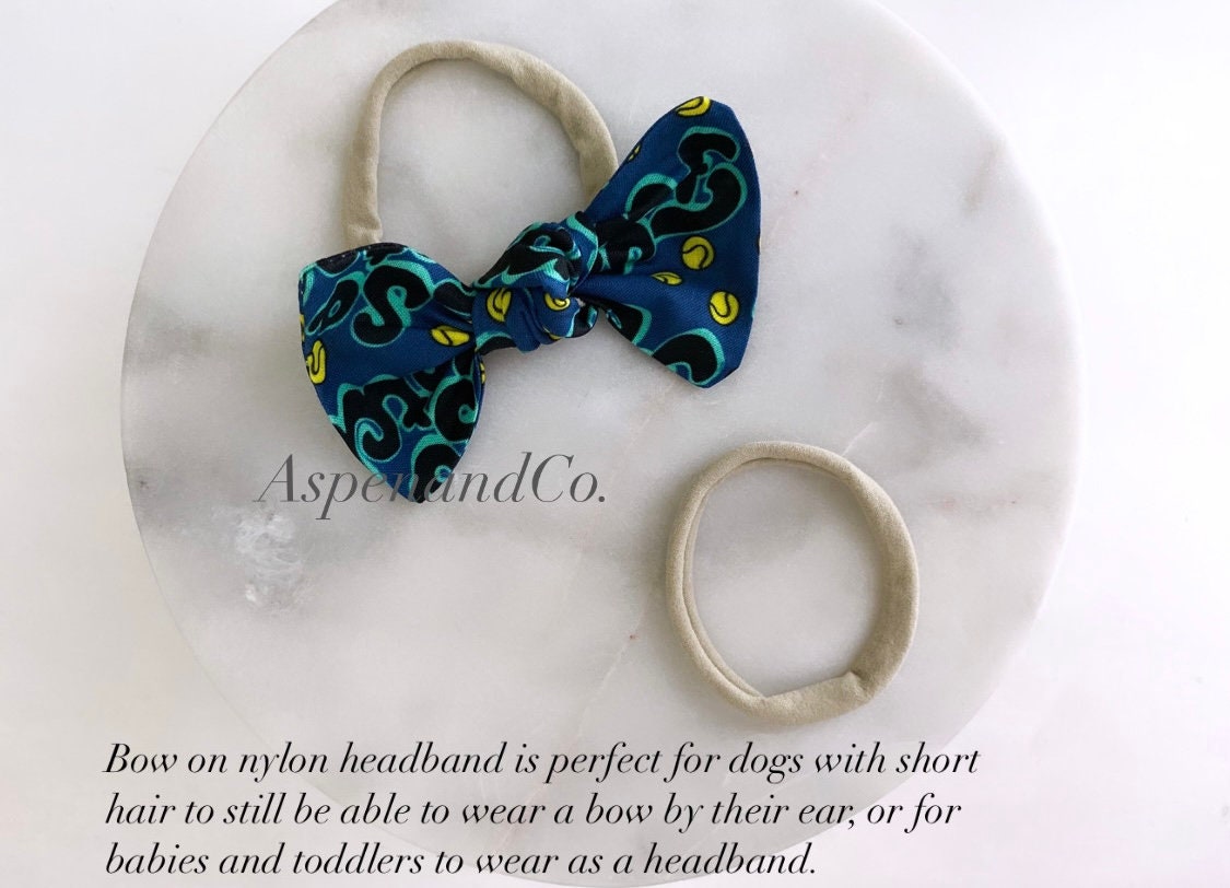Dog Bandana - Fetch - Funny Dog Bandana, Tennis Balls Puppy Bandana, Dog Accessories, Dog Bow, Puppy Accessories, Dog Lover Gift
