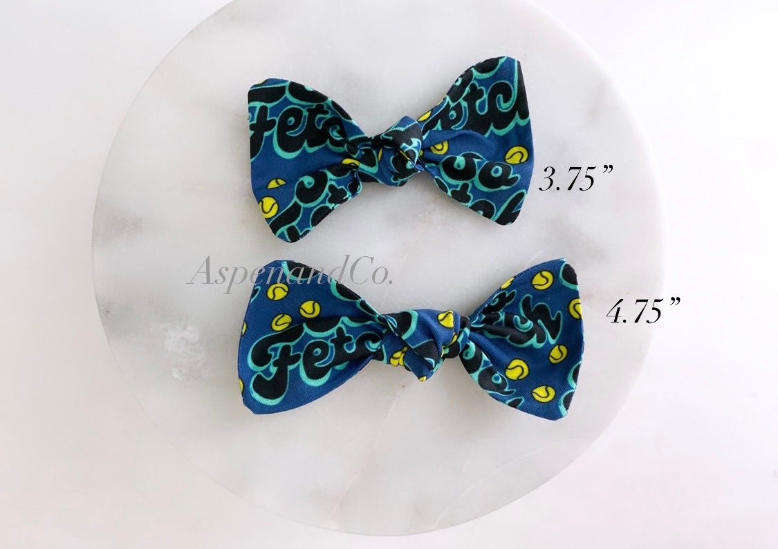 Dog Bandana - Fetch - Funny Dog Bandana, Tennis Balls Puppy Bandana, Dog Accessories, Dog Bow, Puppy Accessories, Dog Lover Gift