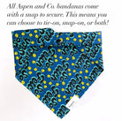 Dog Bandana - Fetch - Funny Dog Bandana, Tennis Balls Puppy Bandana, Dog Accessories, Dog Bow, Puppy Accessories, Dog Lover Gift
