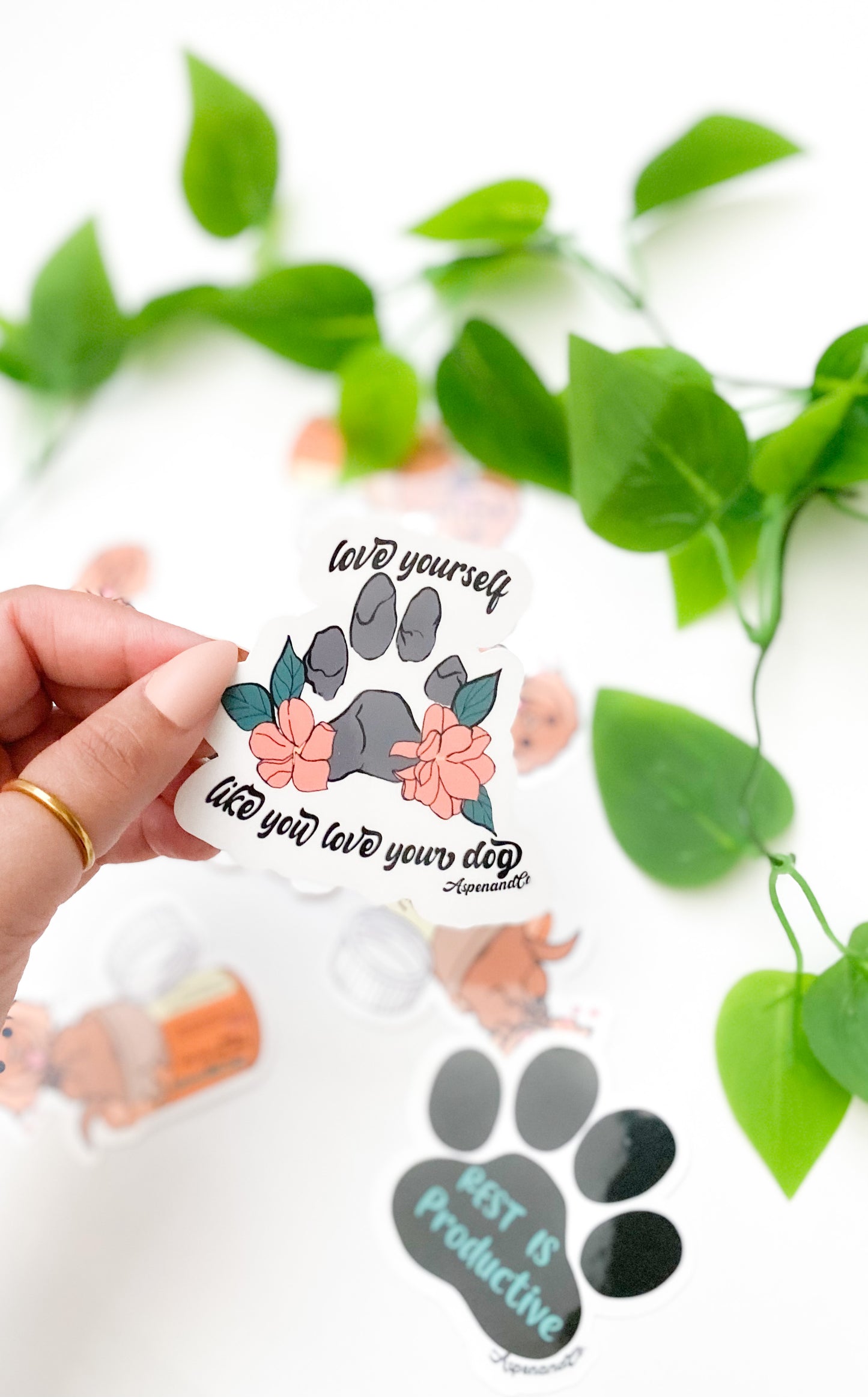 Mental Health Sticker - Love Yourself