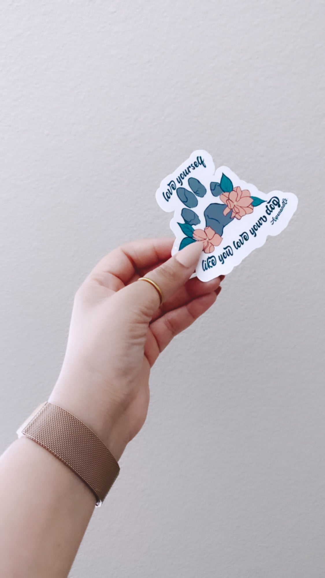 Mental Health Sticker - Love Yourself