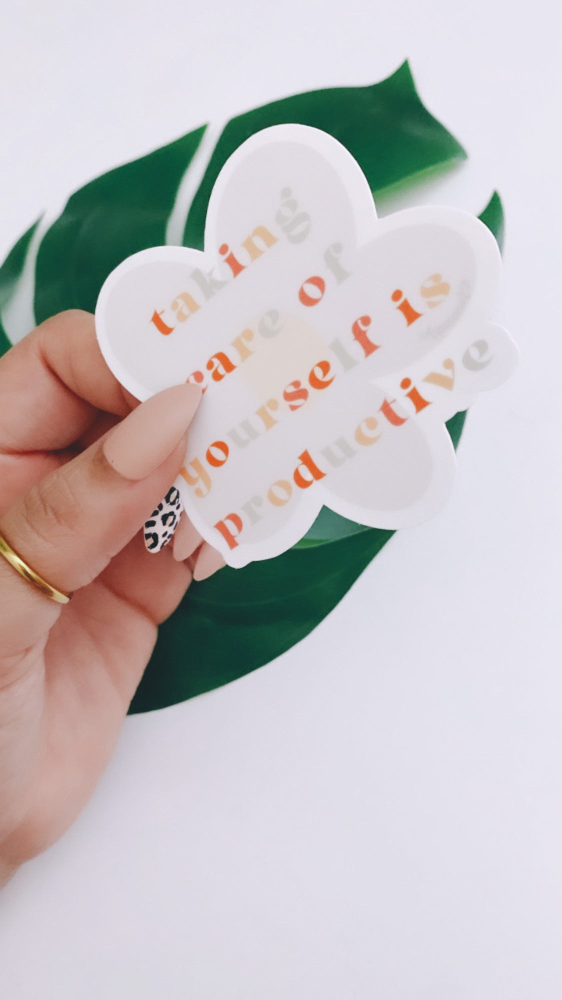 Mental Health Sticker - Productive