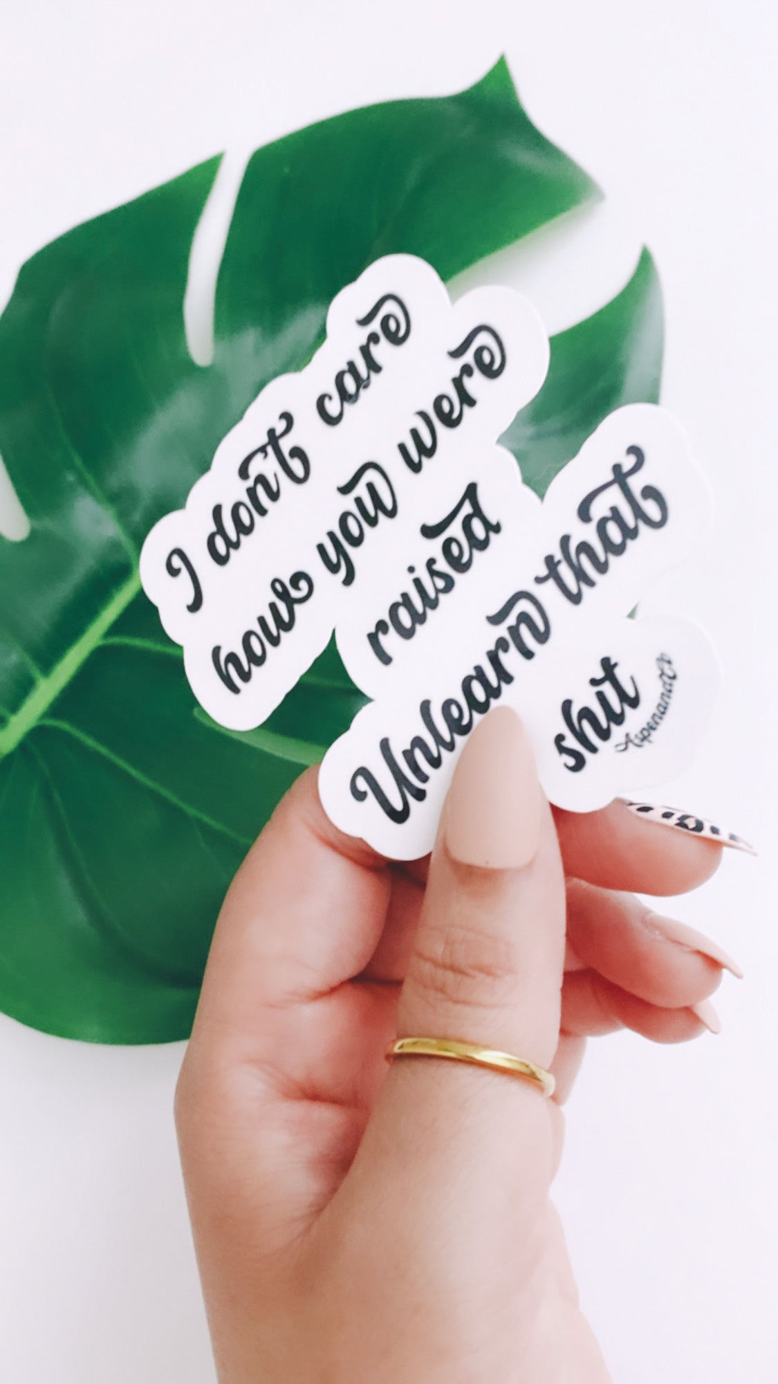 Mental Heath Sticker - Unlearn That