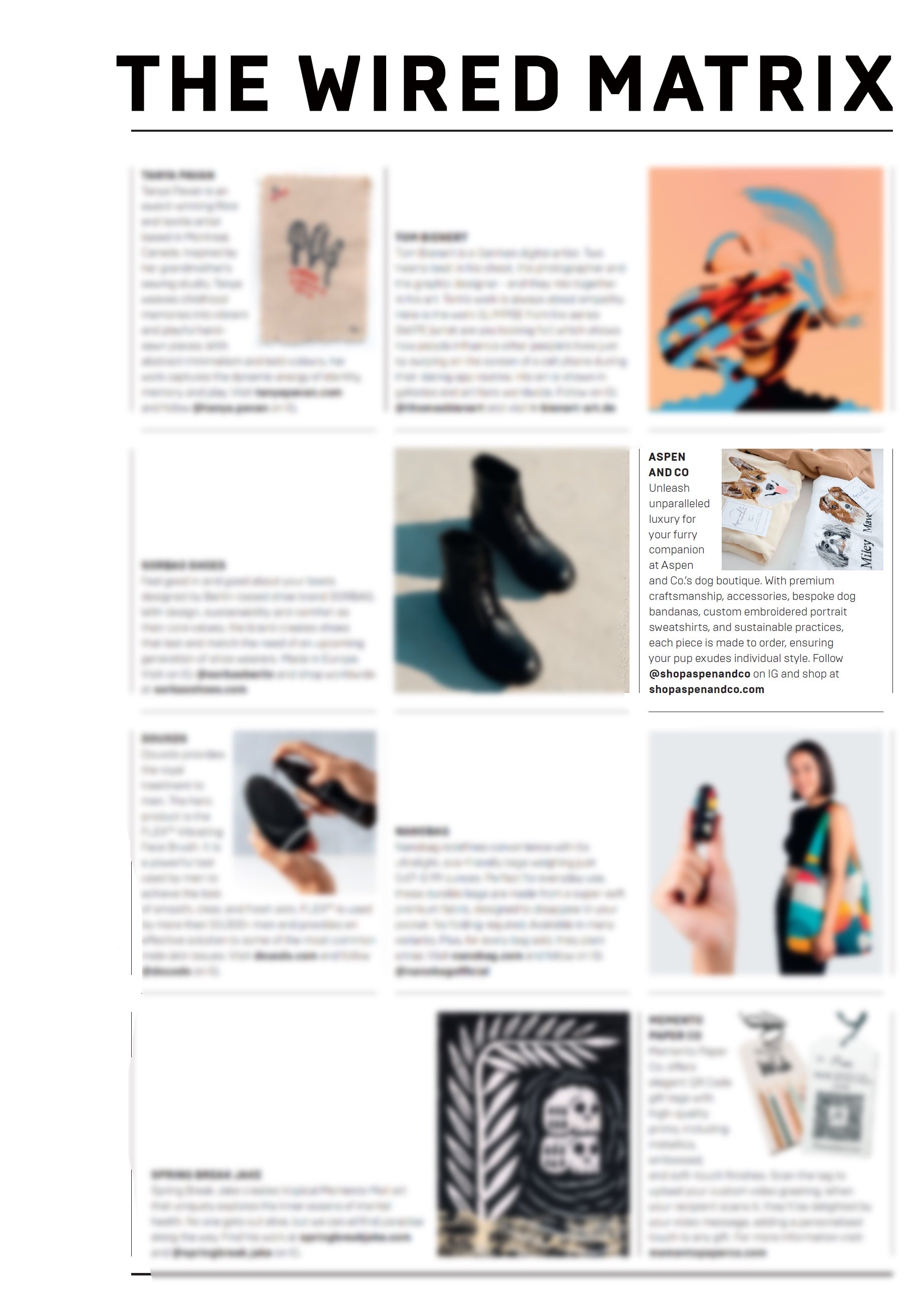 Aspen and Co: Custom Dog Embroidered Portraits Featured in WIRED Magazine