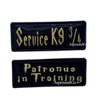 Wizard inspired dog patches