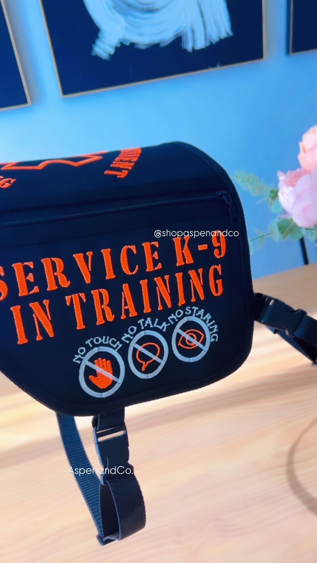 Service k9 dog vest embroidered dog harness for k9 teams