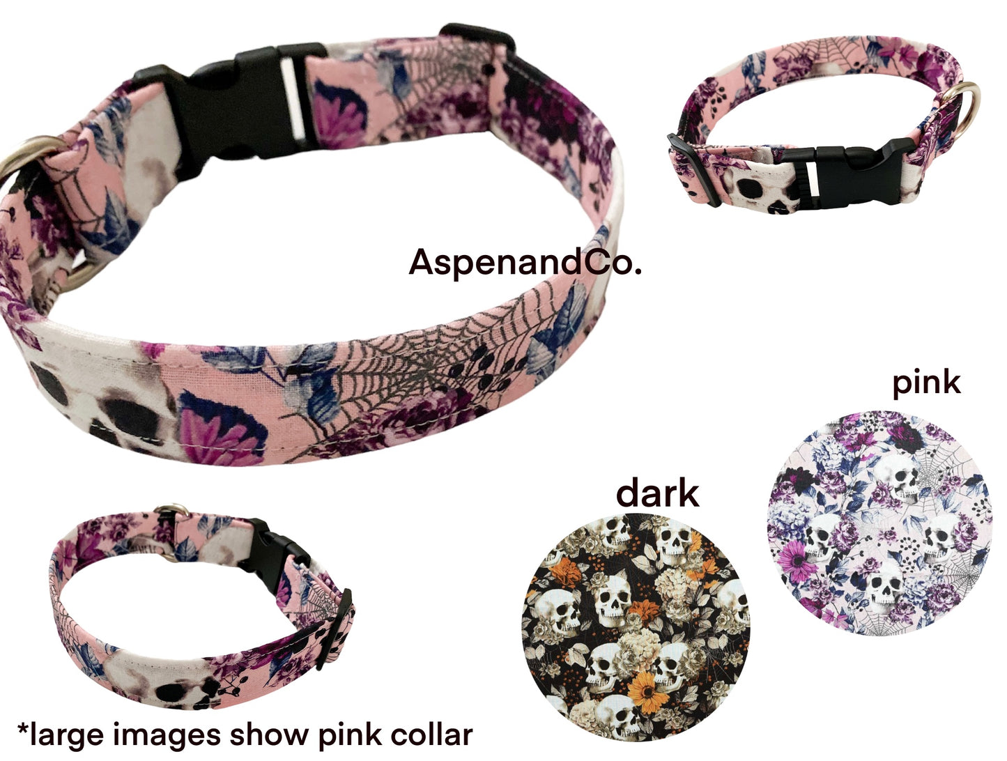 Halloween Dog Collar (Choose Your Color)