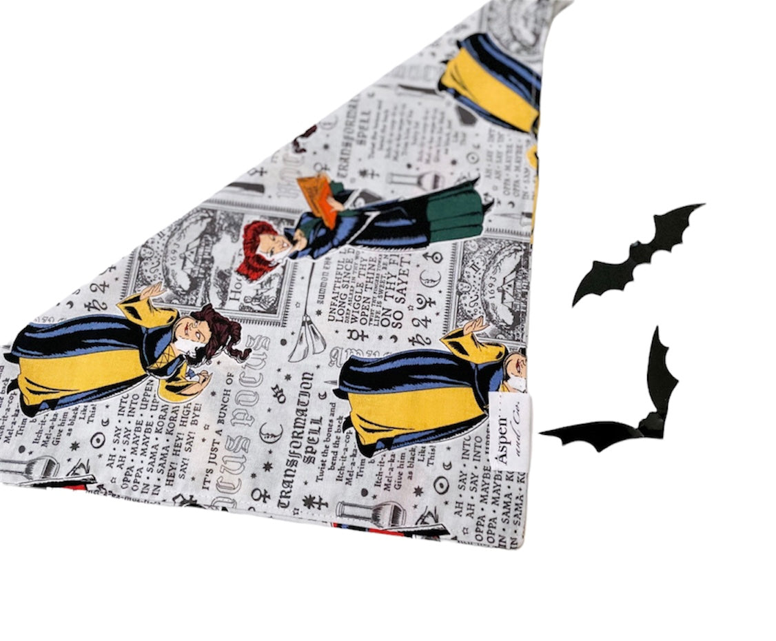 Put a Spell on You - Tie/Snap Halloween Dog Bandana