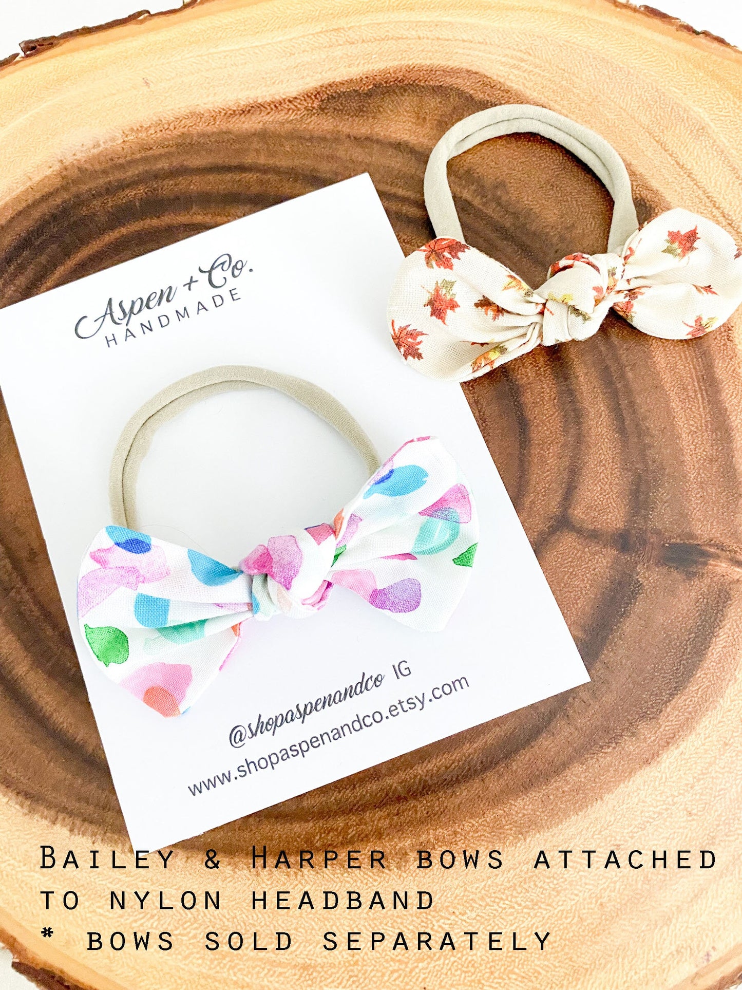 Nylon Headband ADD-ON for Bailey and Harper Bows
